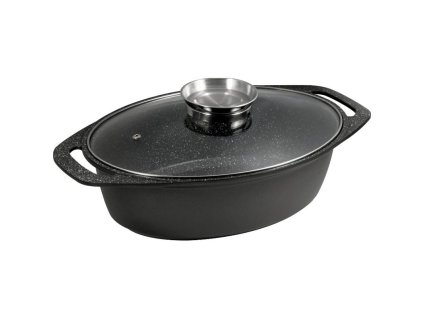 CS SOLINGEN Pekáč s mramorovým povrchem a dochucovací poklicí Marburg 32cm CS-064129