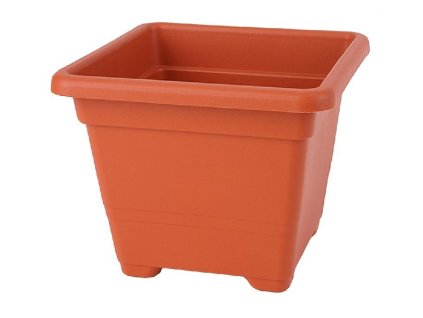 Květináč QUADRATO 22x22cm teracota