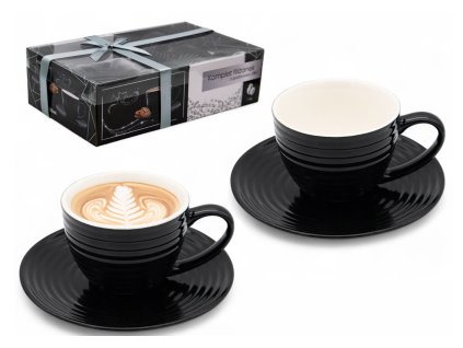 Šapo 220ml porcelán sada 2ks  BLACK LINE