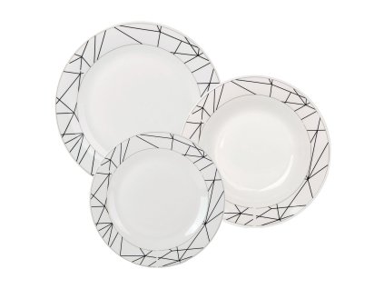 Jídelní sada porcelán 18ks  LINIE