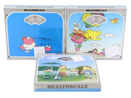 Váha osobní 130kg mechanická  DEKOR, mix dekorů