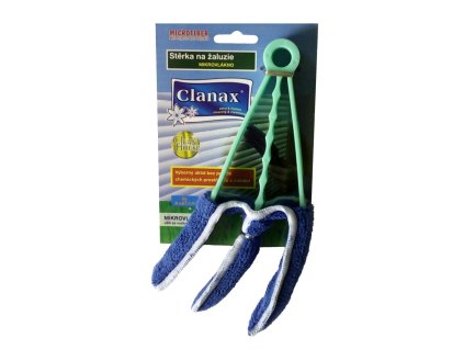 Čistič žaluzií plastový s mikrovláknem CLANAX