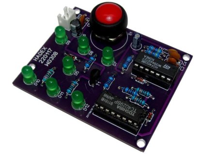 Hrací kostka elektronická zelená v.2 STAVEBNICE