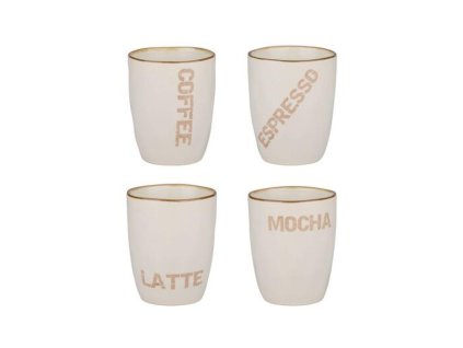 ALPINA-NK Hrnek na kávu sada 4 ks 320 ml ED-258648