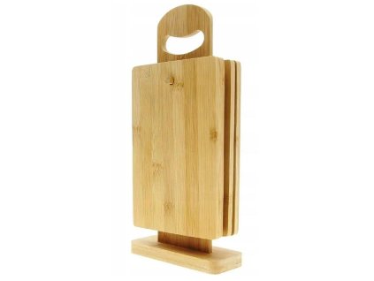 HIT Prkénko krájecí ve stojanu sada 5 ks HT-24501082