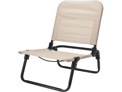 PROGARDEN Kempingová židle skládací 60 x 66 cm krémová KO-X35000600
