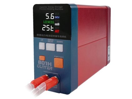 Bodová svářečka baterií GLITTER 801H s příslušenstvím, 19,8kW