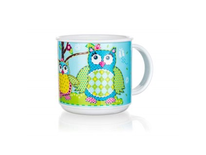 Hrnek plast 200ml  OWLS