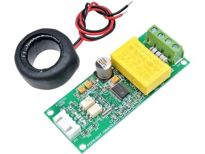 Měřič spotřeby PZEM-004T 80-260VAC 100A, pevná měřící cívka