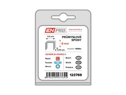 Spony PROFI, 530/08 mm, 1000 ks, ENPRO