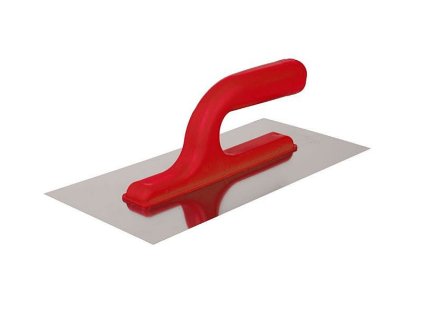 Hladítko nerez hladké 27x13cm, červené