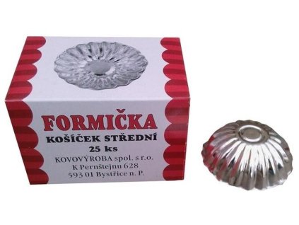 Formička košíček ¤4,5cm 20ks malý  CZ
