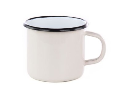 Hrnek smalt 1000ml ¤11cm  CZ bílá