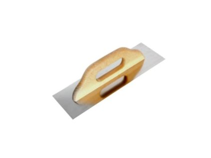 Hladítko nerez hladké, 480 mm, dřevěná rukojeť