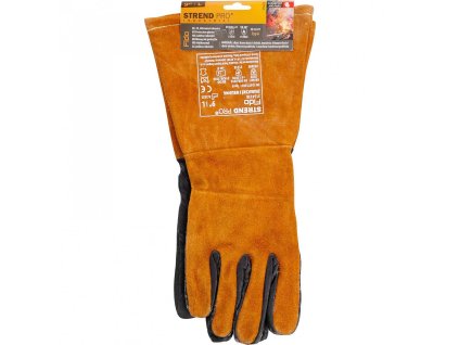 Svářečské rukavice Industrial Fido, celokožené, v. 9"