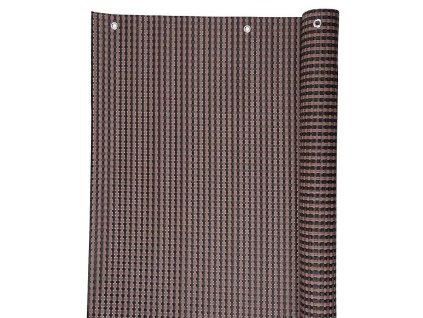 Zástěna Polyratan UV, 800g/m, 90cm výška, 3m návin, hnědočerná