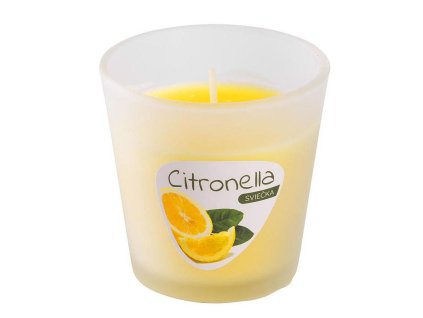 Svíčka Citronella repelent, pohár 8x7cm/80g