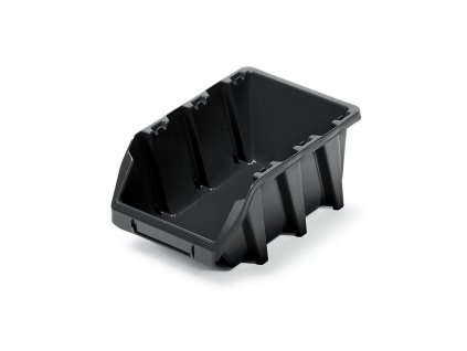 Plastový úložný box BINEER LONG 198x118x84mm, černý