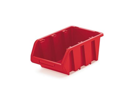 Plastový úložný box TRUCK 230x160x120mm, červený