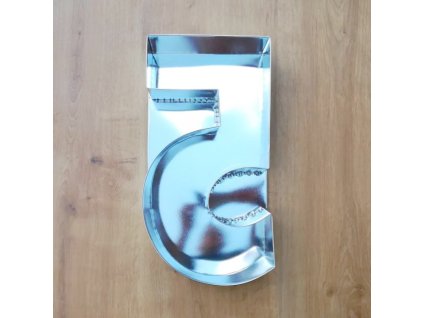 Forma dortová číslice 5 výška 34cm  CZ