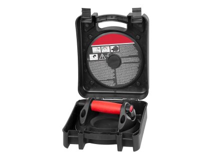 Držák na sklo s manometrem, 1 přísavka, nosnost 150kg