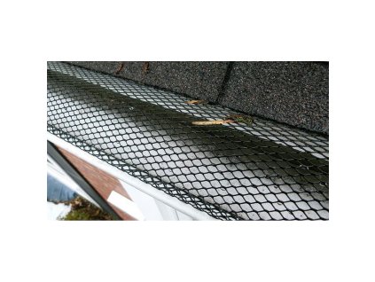 Zachytávač listí, síťka na okap, 16x600cm, 16klipů