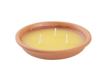 Svíčka Citronella repelent, 12,5x3cm/80g, terracotta