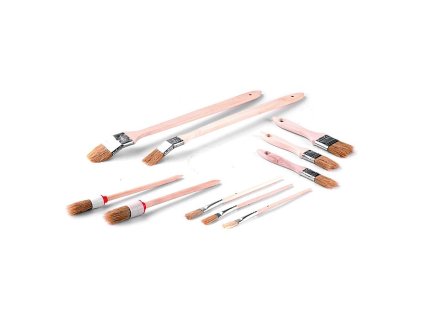 Štětce sada 10ks mix, DŘEVO