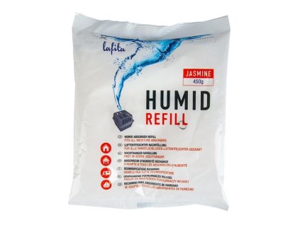 Pohlcovač vlhkosti - náhradní náplň jasmín 450g  LAFITA