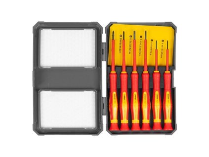 Sada šroubováků pro elektrikáře VDE, 6-dílná, ploché + Phillips