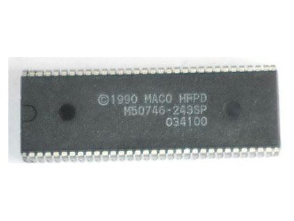 M50746, 8-bit microcontroler DIP-64