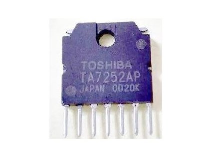 TA7252AP - nf zesilovač 5,9W/4ohm, Ucc=13V, SIP7