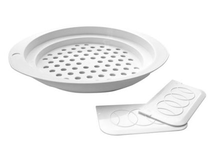 Cedník plast na halušky + 2 stěrky  CZ