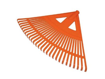 Hrábě na listí ORANGE plastové, 58cm