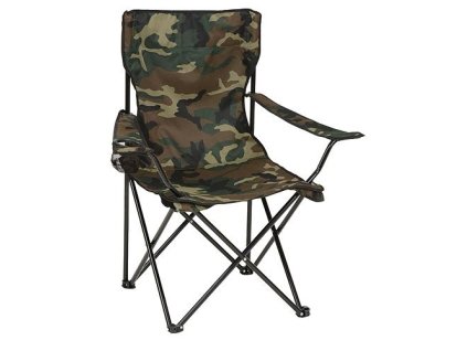 Křeslo skládací kempingové 120kg  ARNOLD maskáč