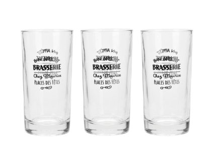 EXCELLENT Sklenice na vodu sada 3 ks 295 ml KO-YE6300850