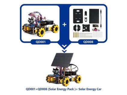 ACEBOTT Rozšiřovací set (solární systém) pro autíčka Arduino M390