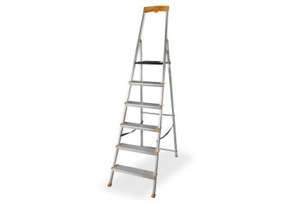 Schůdky hliníkové, 150 kg, 6 stupňů - MAX