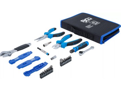 Sada nářadí na kolo, 26 dílů v přehledném pouzdře - B74515