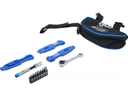 Sada nářadí na kolo, 13 dílů v praktické brašně - B74516