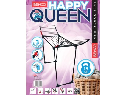 Sušák prádla balkonový 18m  HAPPY QUEEN