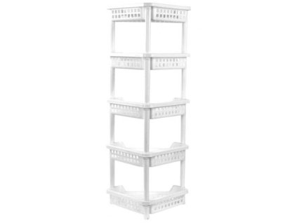 Regál PH rohový 5 košů 40x17x85cm