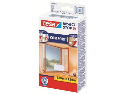 Síť proti hmyzu 1,7 m x 1,8 m, bílá, Comfort, TESA