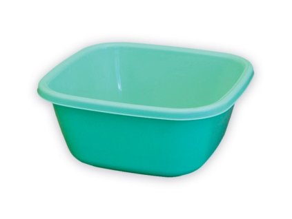 Dřez plastový 38x38x16cm čtvercový, mix barev