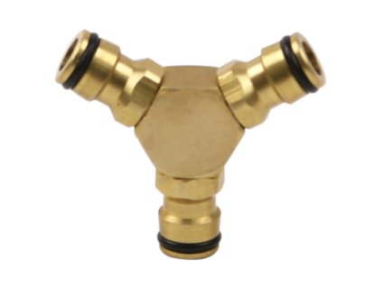 Mezikus pro 3 rychlospojky, mosaz, ENPRO