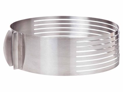 Forma na dort nerez prokrajovací posuvná 24-30cm  MAGIC