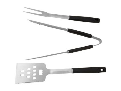 Sada nářadí Grill na grilování a opékání, nerez, 3-dílná