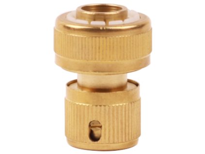 Rychlospojka + stop ventil, 3/4" mosaz, ENPRO