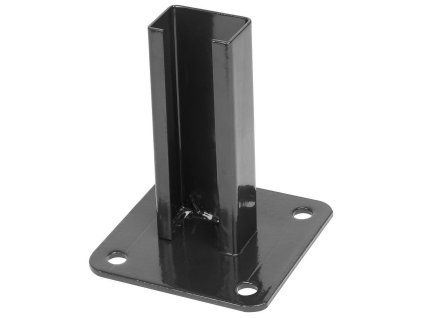 Kotvící patka EUROSTANDARD RAL7016 pro sloupek, antracit, 60x40mm