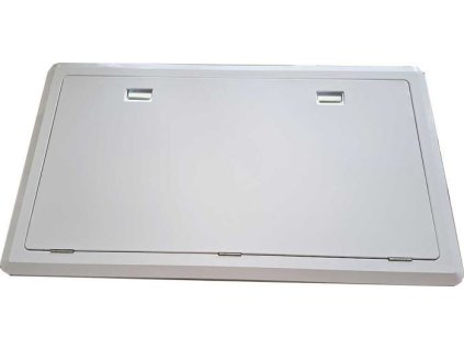 Vyklápěcí kempinkový stolek do karavanu s osvětlením - bílý